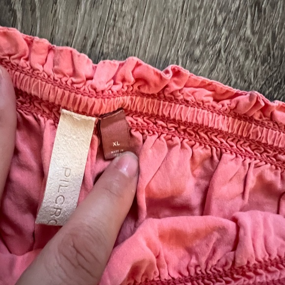 Anthropologie Pilcro Ruffled Tube Top - Picture 5 of 6